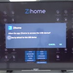 ZiHome tournant sur la SmartTV Bravia de Sony