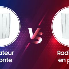 Radiateur fonte vs radiateur pierre naturelle avec caméra thermique