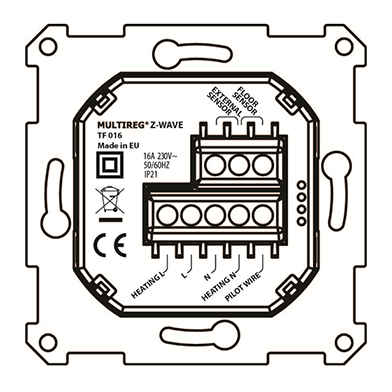 Connecteurs du thermostat Multireg