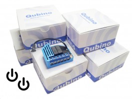 Pack de 5 modules encastrables 2 relais Z-Wave - QUBINO