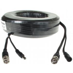 Combo cable BNC + cable alimentation DC - 10m