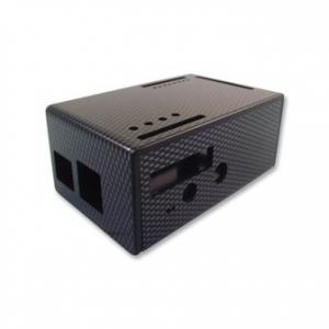Boitier pour carte Raspberry Pi Modèle B - Fibre de carbone - Camdenboss