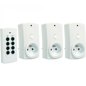 Télécommande + 3 prise télécommandées On/Off - Chacon
