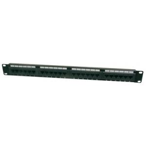 Panneau de brassage 16 ports pour baie 19" Cat.5e, classe D - DIGITUS