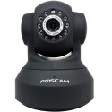 Caméra IP HD 720p noire motorisée vision nocturne WiFi - Foscam