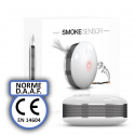Détecteur de fumée Z-Wave Plus FGSD norme EN14604 - Fibaro
