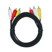Câble 3 RCA M/M  (Audio / Vidéo) longueur 1.8m