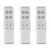 Lot de 3 télécommandes "Minimote" Z-Wave, Blanche