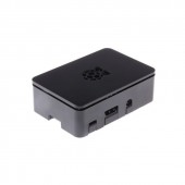 Boitier pour carte Raspberry Pi (2B, 3B, B+) Couleur noir - RSPro