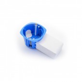 Boite d'encastrement avec poche pour micromodule version appareillage - BLM