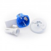 Boite d'encastrement avec poche pour micromodule version point de centre - BLM