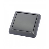 Interrupteur mural sans fil IP44 gris Chacon