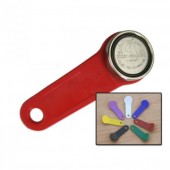 Clé unique iButton + Support porte clef - Jaune