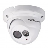 Caméra dome intérieure IP LAN/POE HD 720p blanche  - Foscam