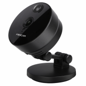 Caméra IP C1 noire HD grand angle vision nocturne WiFi - Foscam