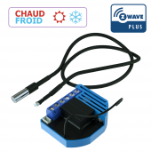 Module thermostat chaud et froid encastrable Z-Wave Plus avec sonde - QUBINO