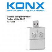 Sonnette 433Mhz pour portier vidéo Konx (version 2016)