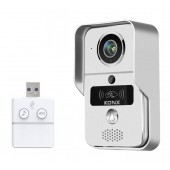 Portier audio et vidéo 720p Wi-Fi avec sonnette USB, détecteur de mouvement, lecteur RFID - Konx