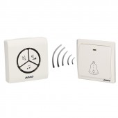 Kit de sonnette 230V avec bouton sans pile - Smartek