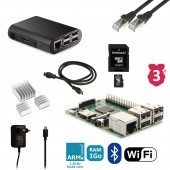 Kit de démarrage Raspberry B3 complet (alimentation, boitier, câbles...)