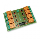 Carte 8 relais 12V - Contrôle TTL (Arduino, Atmega...)