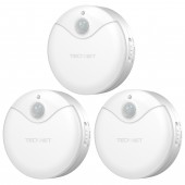 Lot de trois mini appliques LED sur piles avec détecteur de mouvement - TeckNet