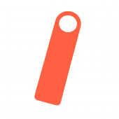 Etiquette pour module iButton - Orange