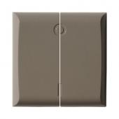 Cache couleur Taupe - Interrupteur double Scena - DI-O Cache couleur Taupe - Interrupteur double Scena - DI-O