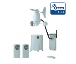 Station météo Z-Wave avec thermomètre, hygromètre, anémomètre et pluviomètre - Qubino