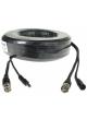 Combo cable BNC + cable alimentation DC - 10m