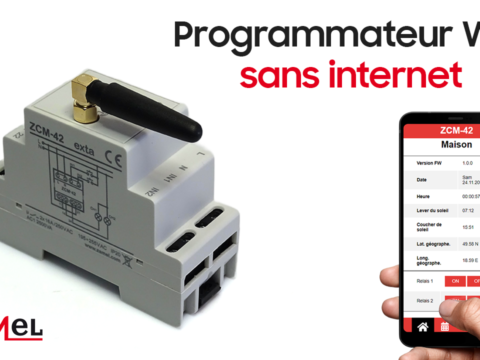 Zamel ZCM-42, un programmateur WiFi sans internet pour les maisons secondaires