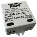 Alimentation externe 12V pour détecteur de fumée - Popp