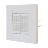 Cadre pour boite d'encastrement pour sonde de température et module Qubino