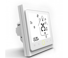 Thermostat connecté BHT-002 compatible Alexa et Google Home couleur blanc - BECA