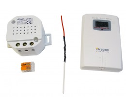 Kit de gestion de chauffage fil pilote en 433 MHz avec thermomètre
